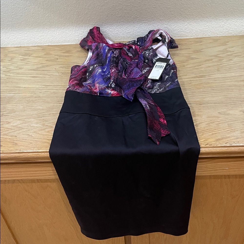 BCBGMaxAzria Kids Dress with Black and Purple Hues